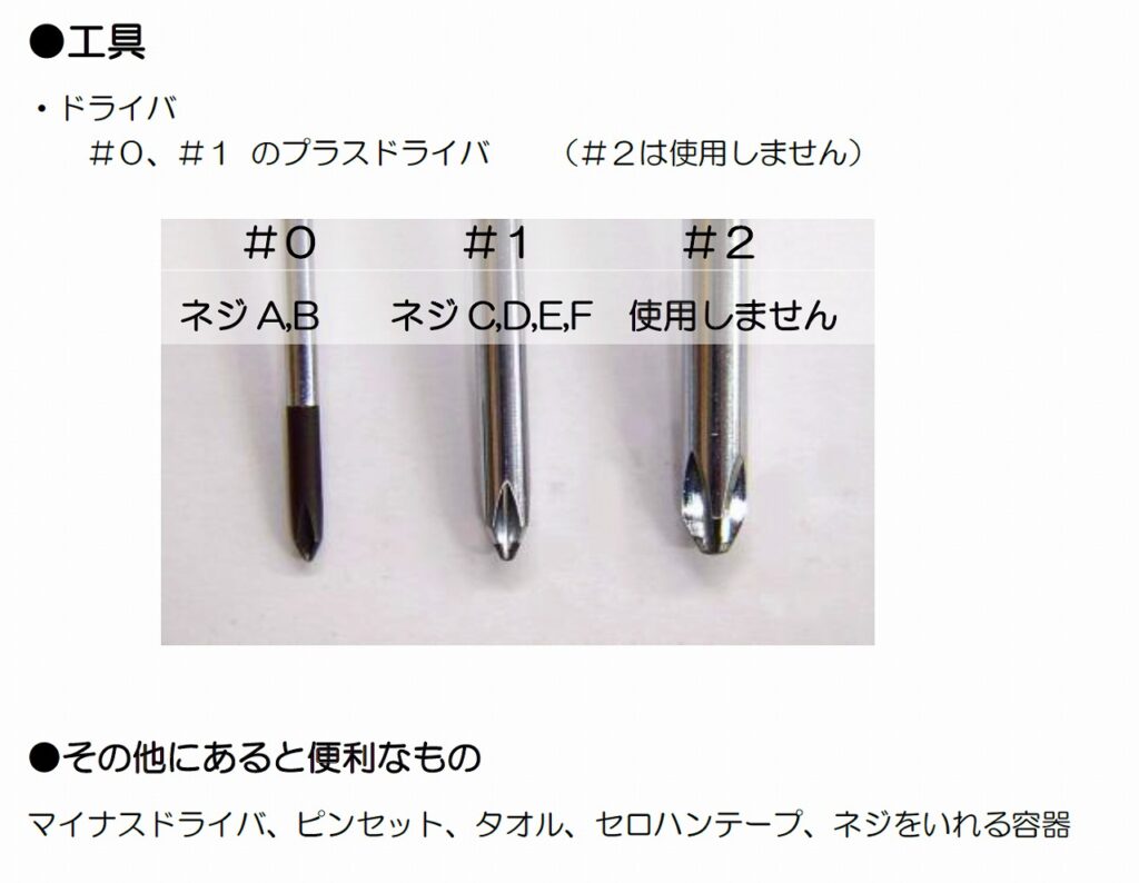 取説の工具の部分